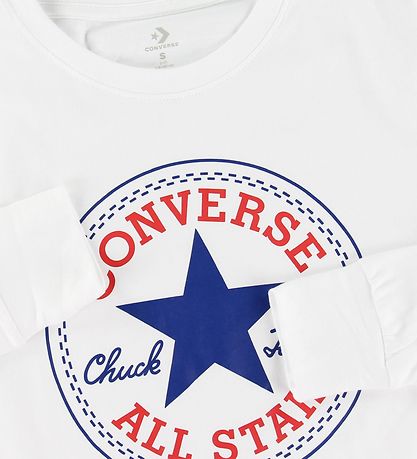 Converse Bluse - Hvid m. Logo