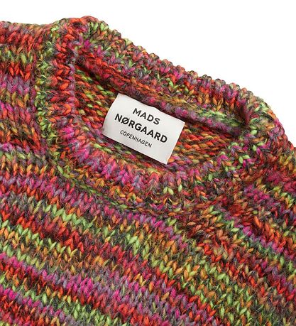 Mads Nørgaard Bluse - Akryl/Uld - Kollina - Multi Neon Orange