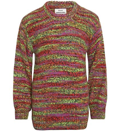 Mads Nrgaard Bluse - Akryl/Uld - Kollina - Multi Neon Orange