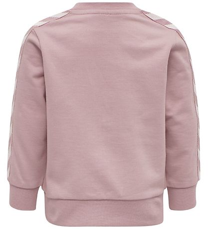 Hummel Sweatst - HMLBille - Rosa m. Hvid