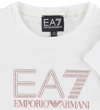 EA7 T-shirt - Hvid m. Logo