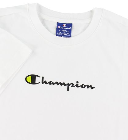 Champion Fashion T-shirt - Hvid m. Logo