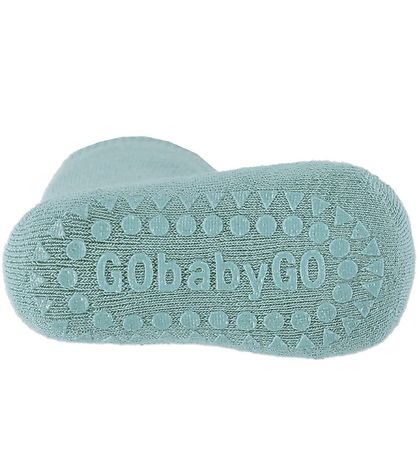 GoBabyGo Skridsikre Strmper - Dusty Blue