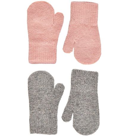 CeLaVi Luffer - Uld/Nylon - 2-pak - Misty Rose/Grmeleret