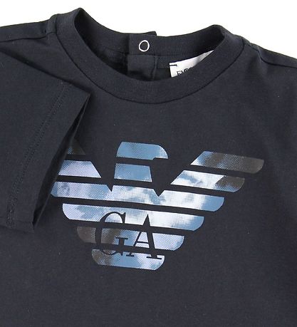 Emporio Armani T-shirt - Navy m. Logo