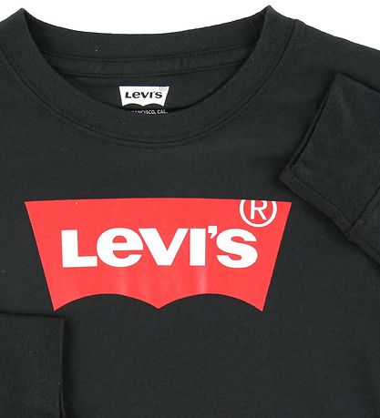 Levis Bluse - Batwing - Sort m. Logo