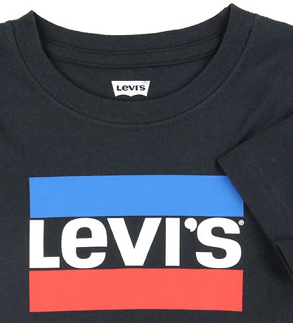 Levis T-shirt - Sort m. Logo