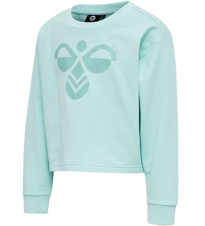 Hummel Sweatshirt - Cropped - hmlCinco - Turkis