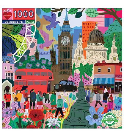 Eeboo Puslespil - 1000 Brikker - London Life