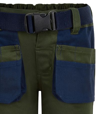 Minymo Arbejdsshorts - Grn/Navy