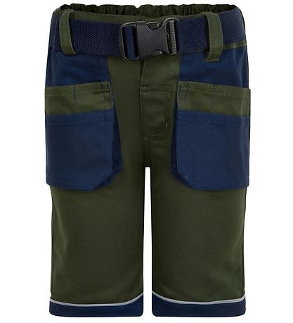 Minymo Arbejdsshorts - Grn/Navy