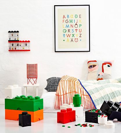 LEGO® Storage Opbevaringsboks - 8 Knopper - 50x25x18 - Grøn