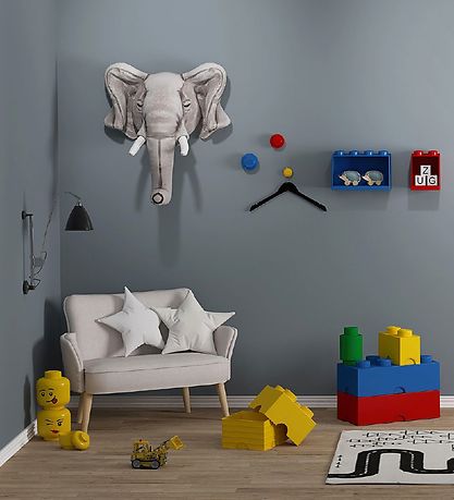 LEGO® Storage Opbevaringsboks - 8 Knopper - 50x25x18 - Blå