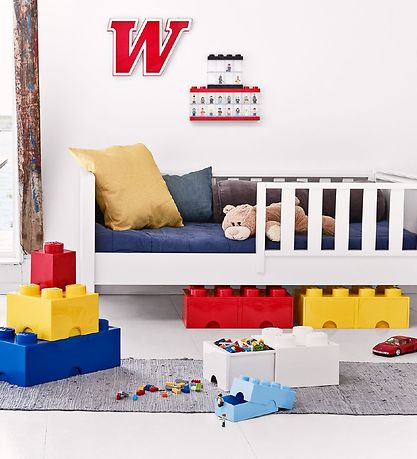LEGO® Storage Opbevaringsboks - 8 Knopper - 50x25x18 - Blå