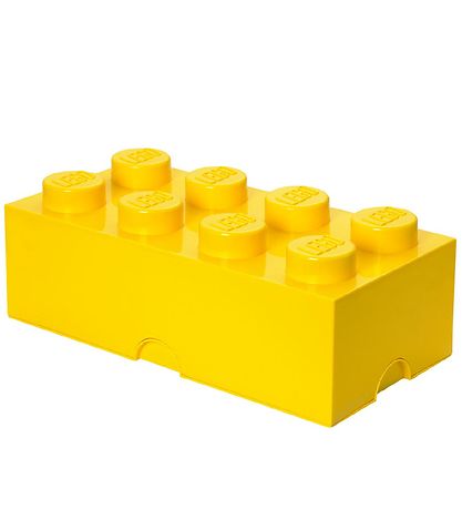 LEGO Storage Opbevaringsboks - 8 Knopper - 50x25x18 - Gul