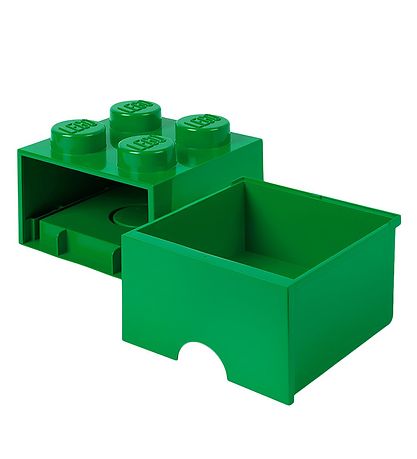 LEGO Storage Opbevaringsskuffe - 4 Knopper - 25x25x18 - Grn