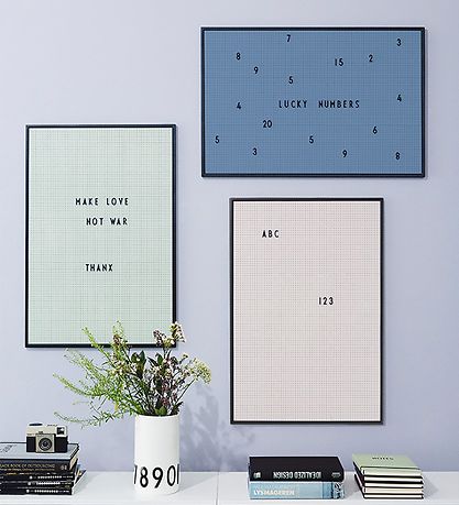 Design Letters Tavle - A2 - Grøn