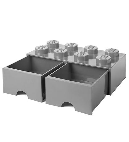 LEGO Storage Opbevaringsskuffe - 8 Knopper - 50x25x18 - Gr