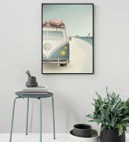 Vissevasse Plakat - 50x70 - VW Camper