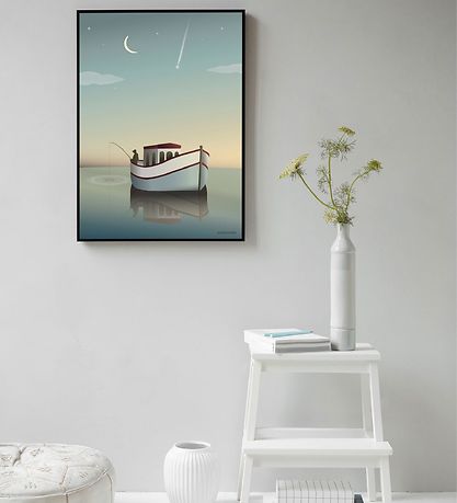 Vissevasse Plakat - 50x70 - Fiskeren