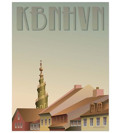 Vissevasse Plakat - 50x70 - Kbenhavn - Christianshavn
