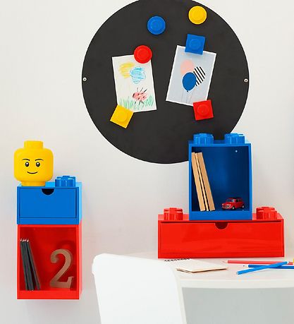 LEGO Storage Opbevaringsboks - Lille - Hoved - 19 cm - Dreng
