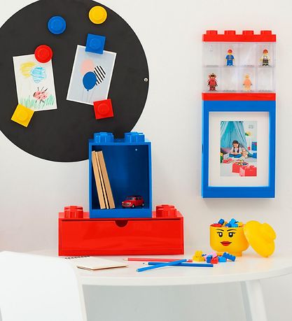 LEGO Storage Opbevaringsboks - Lille - Hoved - 19 cm - Pige