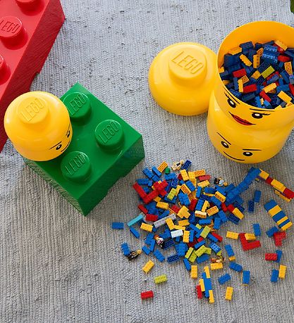 LEGO Storage Opbevaringsboks - Stor - Hoved - 27 cm - Pige