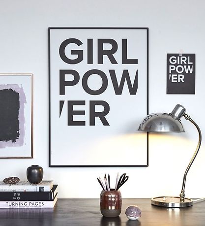 I Love My Type Plakat - 50x70 - The Powerful Type - Girl Power