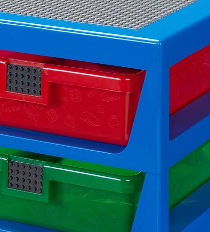 LEGO Storage Opbevaring m. 3 Skuffer - 34x32x38 - Bl