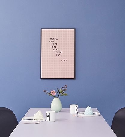 Design Letters Tavle - A2 - Pink
