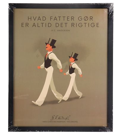 H.C. Andersen Plakat - 40x50 cm - Hvad Fatter Gr