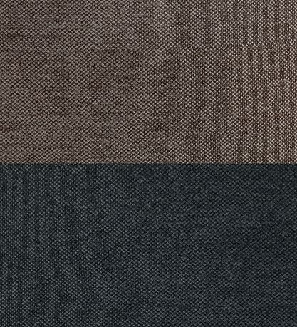 SACKit Sækkestol - Canvas Lounge Chair - 96x80x70 cm - Sort/Brun