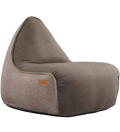 SACKit Skkestol - Canvas Lounge Chair - 96x80x70 cm - Brun/Sand