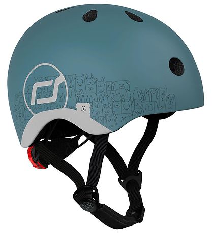 Scoot and Ride Cykelhjelm - Reflective Steel