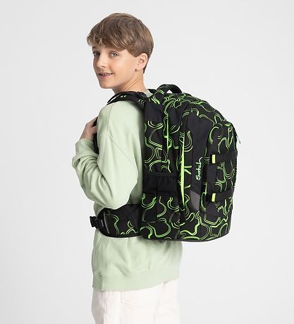 Satch Skoletaske - Pack - Green Supreme