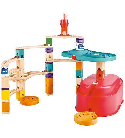 Hape Kuglebane - Quadrilla - 66 Dele - Track Bucket Set