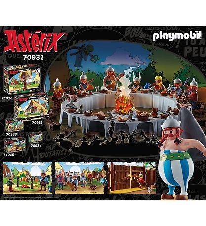 Playmobil Asterix - Den Store Landsbyfest - 70931 - 310 Dele