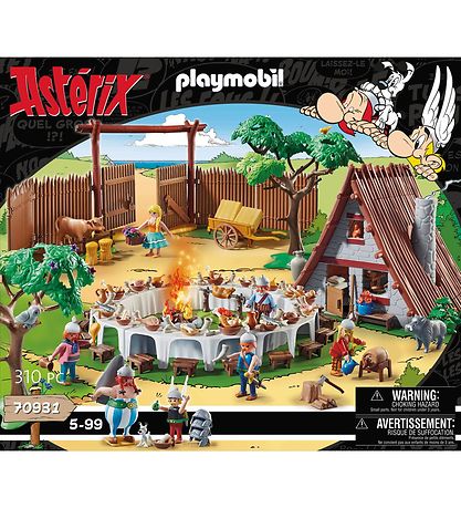 Playmobil Asterix - Den Store Landsbyfest - 70931 - 310 Dele