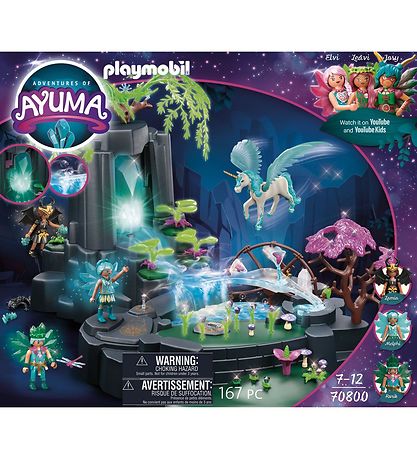 Playmobil Ayuma - Magisk Energikilde - 70800 - 167 Dele