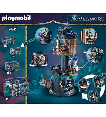 Playmobil Novelmore - Violet Vale: Troldmandstårn - 70745 - 135 