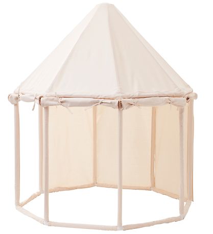 Kids Concept Legetelt - Pavillon - 122x142 cm - Naturhvid