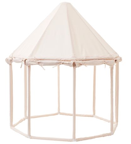 Kids Concept Legetelt - Pavillon - 122x142 cm - Naturhvid