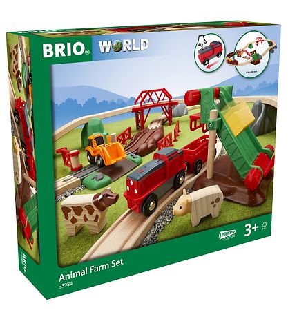 BRIO Bondegårdssæt - 30 Dele - Gul/Grøn 33984