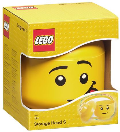 LEGO Storage Opbevaringsboks - Lille - Hoved - 19 cm - Skr