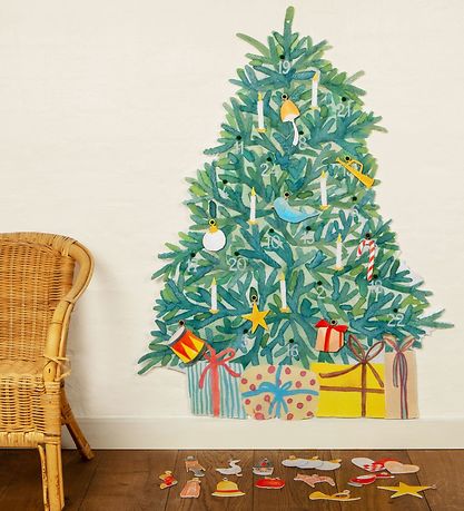 That's Mine Julekalender m. 24 Juleophæng - Felt Christmas Tree