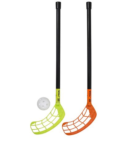 Stiga Floorballst - Rookie 55 Star - 3 Dele - Orange/limegrn