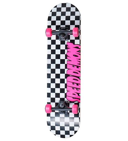 Speed Demons Skateboard - 7.75'' - Checkers Komplet - Pink