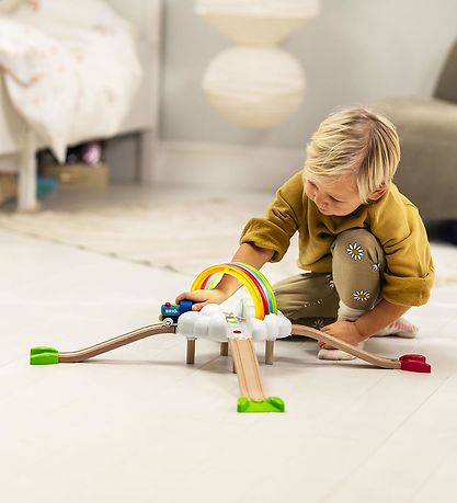 BRIO Togbane - Min Første Togbane - Light Up Regnbuesæt 36002