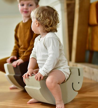 bObles Elefant - Lille - 37x16x21 cm - Sand Grey